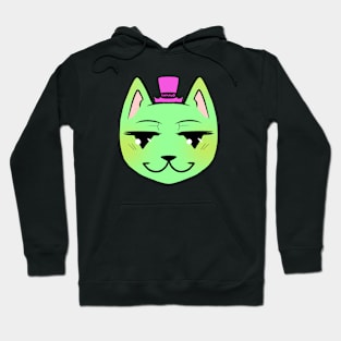 Green Catfully Hoodie